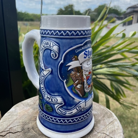 Vintage 1982 Heileman Brewery Old Style Beer Stein Chicagoland You've Got Style - Picture 9 of 9